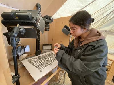 Photographie scientifique des déchets d'atelier